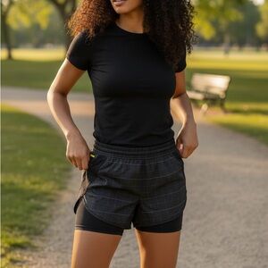 Lolë Women’s Running Shorts | Size Medium | Lightweight Water-Repellent